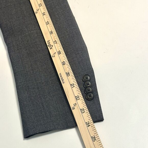 SuitSupply Blazer Jacket Mens 42R Slim Wool Lazio Grey Vitale Barberis Canonico - Picture 8 of 14